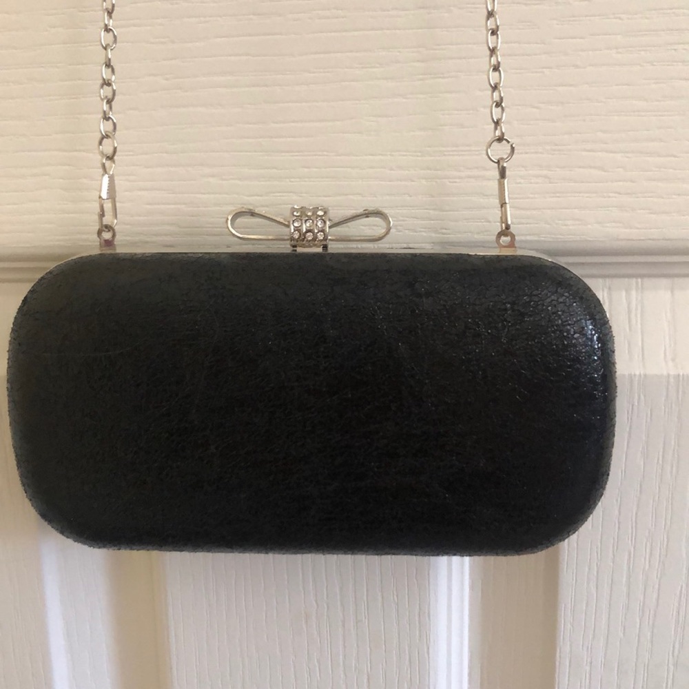 Black Crossbody with Bow